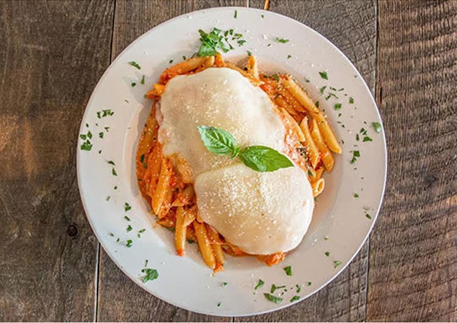 Penne alla Vodka Chicken Parm