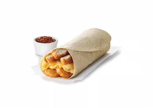 Hash Brown Scramble Burrito