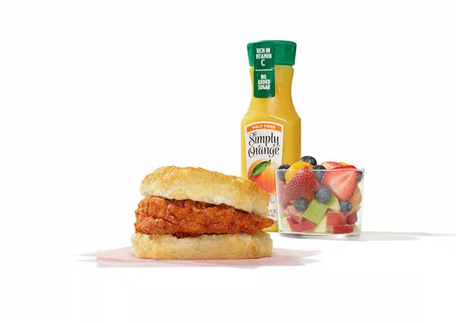 Spicy Chicken Biscuit Meal