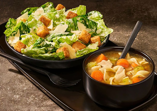 soup、Mac and Salad