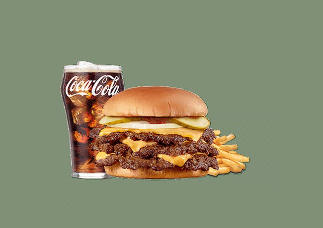 Triple Steakburger (3x cheese) Combo