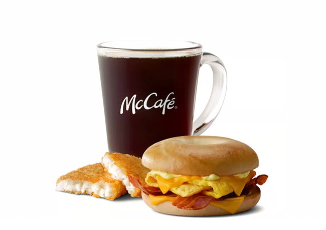 Bacon Egg Cheese Bagel Meal